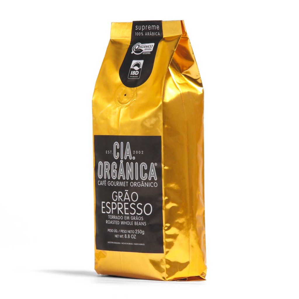 Cia. Café Orgânico Supreme Grão Espresso 250g - Cia Store